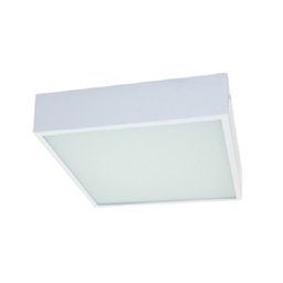 Plafon Teto Parede Direct P de Sobrepor Alumínio e Vidro - 1 Plafon Teto Parede Direct P de Sobrepor Alumínio e Vidro - 1