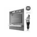 Ver imagem 4 de Painel Home p/ TV 65 pol Maragogi 185cm Off White Permóbili