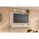 Ver imagem 1 de Painel Home p/ TV 65 pol Maragogi 185cm Off White Permóbili