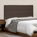 Ver imagem 2 de Cabeceira Painel Casal 1,40m La Italiana Suede - Pallazio - Marrom Café