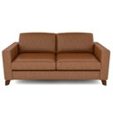 Ver imagem 4 de Sofá Sala de Estar Living 3 Lugares 200cm Presley Pés Madeira Couro Conhaque G52 - Gran Belo