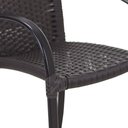 Ver imagem 4 de Conjunto de 4 Cadeiras Ascoli e Mesa com Ombrelone em Alumínio Para, Piscina, Edícula