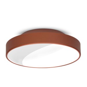 Plafon 7651 Cobre-25x7cm-2L-Soq E27 Max 25W-Bivolt