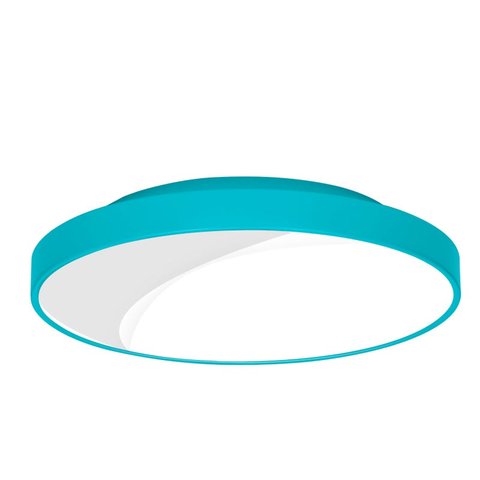 Plafon 7652 Azul-50x7,5cm-3L-Soq E27 Max 25W-Bivolt