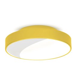 Plafon 7651 Amarelo-25x7cm-2L-Soq E27 Max 25W-Bivolt - 1