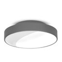 Ver imagem 1 de Plafon 7651 Prata-25x7cm-2L-Soq E27 Max 25W-Bivolt