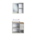 Ver imagem 5 de Conjunto Banheiro Gabinete com Cuba e Espelheira 2 Portas 2 Gavetas 60cm Multimóveis Crart-CON004