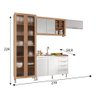 Armario Cozinha Completo Ditália Aspen 4pc S/tampo Cv/br A48 - 6