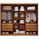 Ver imagem 2 de Guarda Roupa Casal Lôgan Plus 3 Portas 1 com Espelho 6 Gavetas Cinamomo Fendi - Novo Horizonte