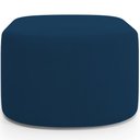 Ver imagem 5 de Puff Decorativo Orgânico para Living Quarto 70cm Doha W01 Suede Azul Marinho - Lyam Decor