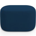 Ver imagem 6 de Puff Decorativo Orgânico para Living Quarto 70cm Doha W01 Suede Azul Marinho - Lyam Decor