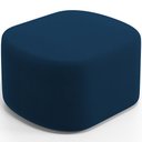 Ver imagem 1 de Puff Decorativo Orgânico para Living Quarto 70cm Doha W01 Suede Azul Marinho - Lyam Decor