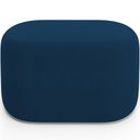 Ver imagem 6 de Puff Decorativo Orgânico para Living Quarto 70cm Doha W01 Suede Azul Marinho - Lyam Decor