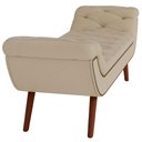 Ver imagem 3 de Puff Recamier Decorativo com Tachas 195 cm Santorini P05 Facto Dunas Bege - Lyam Decor