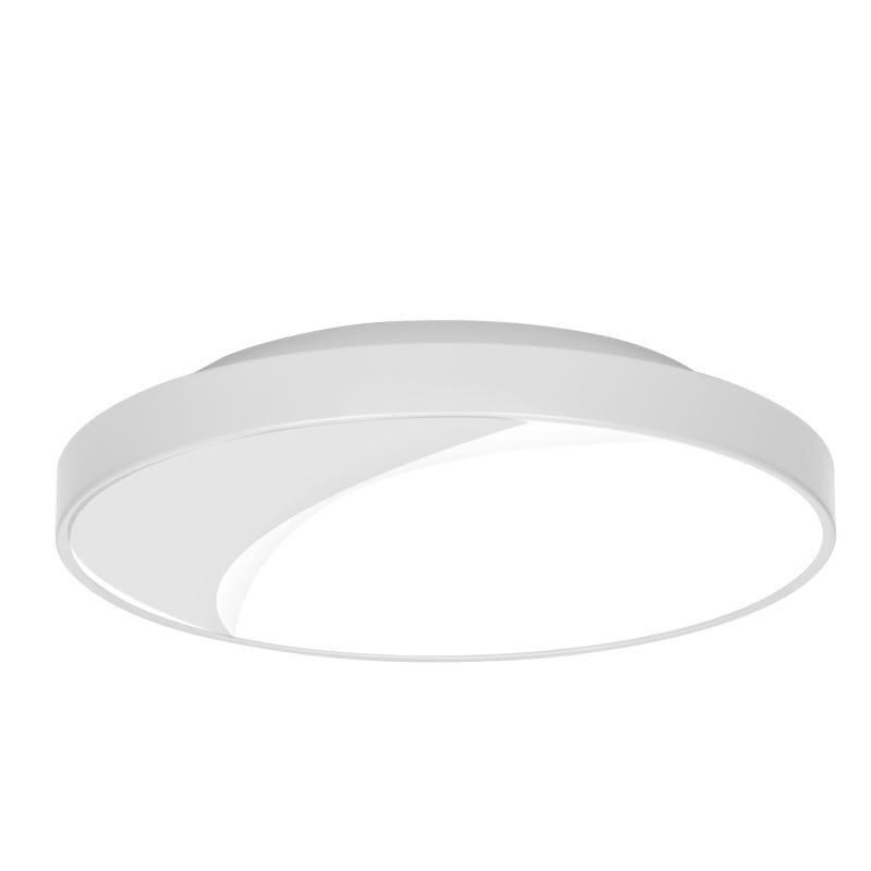 Plafon 7653 Branco-50x9cm-4L-Soq E27 Max 25W-Bivolt