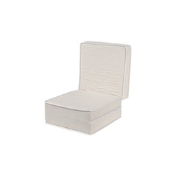 Puff Multiuso Solteiro Off White 3em1 D33 1,80x0,60x0,10 - 3