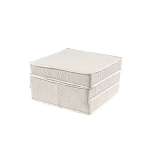 Puff Multiuso Solteiro Off White 3em1 D33 1,80x0,60x0,10