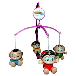 Móbile Musical Berço Turma Mônica Baby Rosa - Kitstar Tm413 - 1