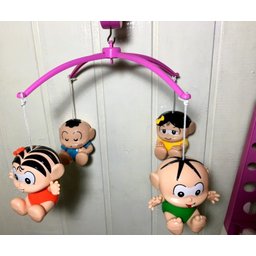 Móbile Musical Berço Turma Mônica Baby Rosa - Kitstar Tm413 - 3