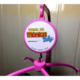 Móbile Musical Berço Turma Mônica Baby Rosa - Kitstar Tm413 - 4