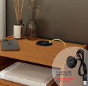 Ver imagem 3 de Mesa de Cabeceira Barcelona com Entrada USB Cinamomo - Tcil:Cinamomo