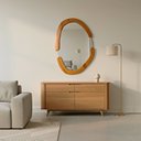 Ver imagem 1 de Espelho Decorativo 64cm X 77cm Orgânico