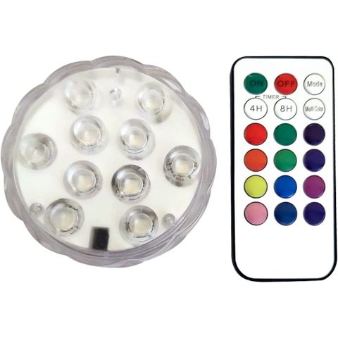 Luminária LED Submersível Piscina/Aquário RGB