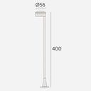 Ver imagem 2 de Luminária Tibo Haste.400mm.led 6w 2700k 455lm 115° 100~240v Ip65 Interlight