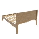 Ver imagem 5 de Cama de Casal para Colchão 138 X 188 Cm Multimóveis Cr35013 Amendoa/branca