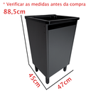 Ver imagem 3 de Tanque 26l Plástico + Gabinete Mdf Chumbo Base para Torneira