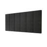 Cabeceira Painel Estofada Cama King 1,95 - Preto - 2