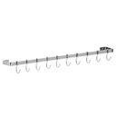 Ver imagem 1 de Suporte Porta Utensílios Cozinha 15 Ganchos 80cm Cromado Fs