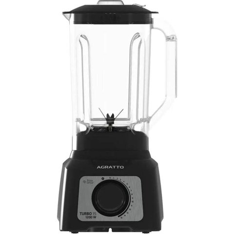 Liquidificador Turbo 1200w Aliq05n-02 3,2l 15 Velocidades Agratto 220v