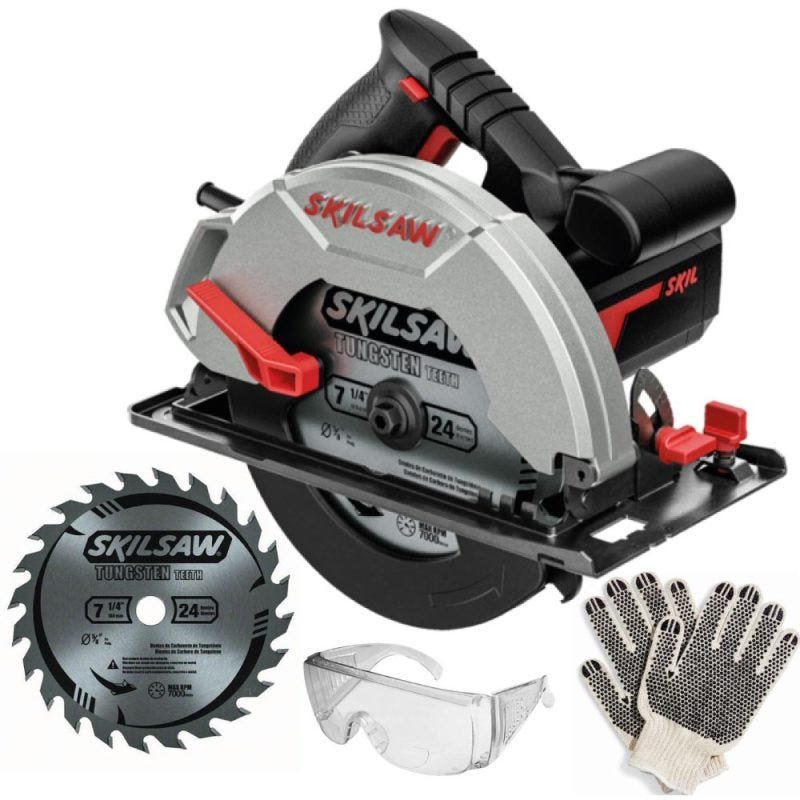 Serra Circular Skil 5200 127v 1200w com Disco e Kit EPI é boa?
