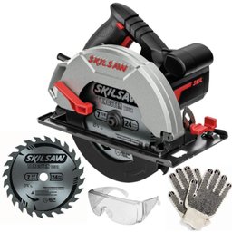 Serra Circular Skil 5200 127v 1200w com Disco e Kit EPI - 1