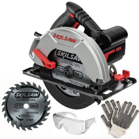 Serra Circular Skil 5200 127v 1200w com Disco e Kit EPI