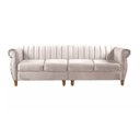 Ver imagem 1 de Sofá Windsor Suede/corino:2,2m Cinza