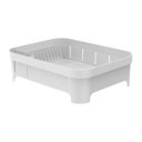 Ver imagem 2 de Escorredor de Louça Trium Plástico Vazado Pia Cozinha Pratos Plástico 40x31x12 Branco ou