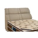 Ver imagem 1 de Cabeceira Cama Box Estofada Queen Queen Imperador Suede Marrom - Simbal