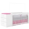 Berço Pura Magia Gutti com Cômoda e Suporte para Mosquiteiro + Colchão Ortobom Bambino Baby Espuma D - 3