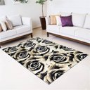 Ver imagem 4 de Tapete de Veludo Marbella Moderno Rosas 1.98 x 2.50 - Rayza