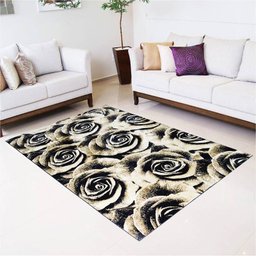 Tapete de Veludo Marbella Moderno Rosas 1.98 x 2.50 - Rayza - 4 Tapete de Veludo Marbella Moderno Rosas 1.98 x 2.50 - Rayza - 4