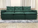 Ver imagem 6 de Sofá 5 Lugares Retrátil e Reclinável 2,70 Metros Alpoim Estofados Verde 18 Athenas