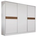 Ver imagem 2 de Guarda-Roupa Casal 100% MDF 3 Portas Branco Malta Madesa