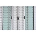 Ver imagem 4 de Janela de Aluminio Veneziana 6 Folhas com Grade Linha Leve:1,00 X 1,00/branco