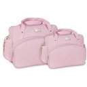 Ver imagem 1 de Bolsa Bebê Rosa Kit Maternidade Menina Enxoval 30ol07