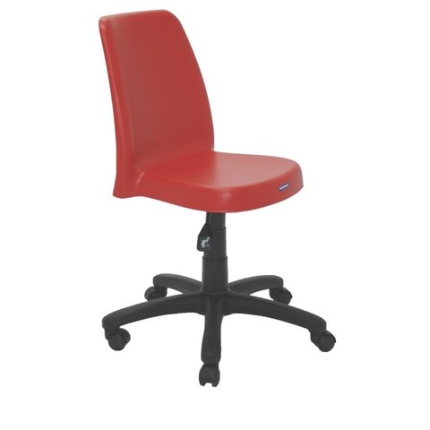 Cadeira com Rodizio Vanda Vermelho