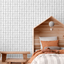 Ver imagem 2 de Papel de Parede Adesivo Xadrez Cinza Claro Lavável Fosco 3m