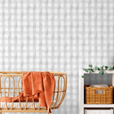 Ver imagem 3 de Papel de Parede Adesivo Xadrez Cinza Claro Lavável Fosco 3m