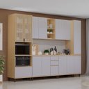 Ver imagem 1 de Cozinha Completa 100% MDF 6 Peças com Torre Quente e Tampo 310cm Aura Luciane Móveis